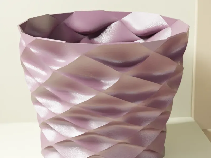 Diamond Wave Planter