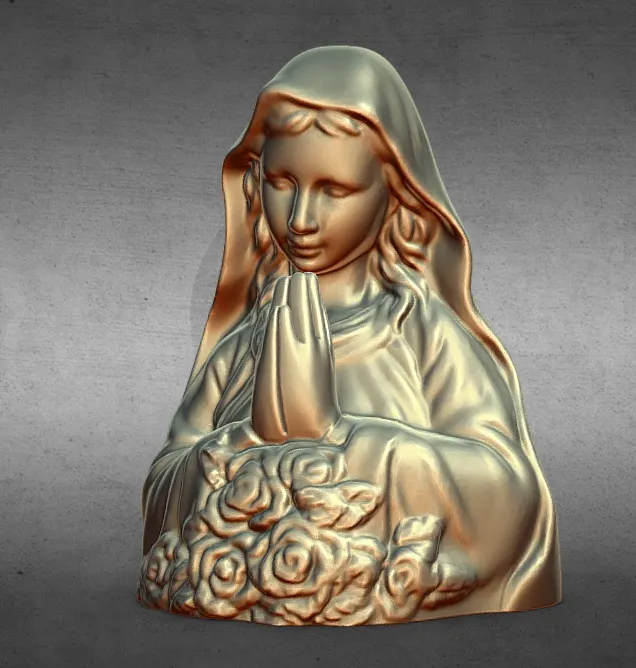 Statua Madonna Beata Madre Maria decorazione