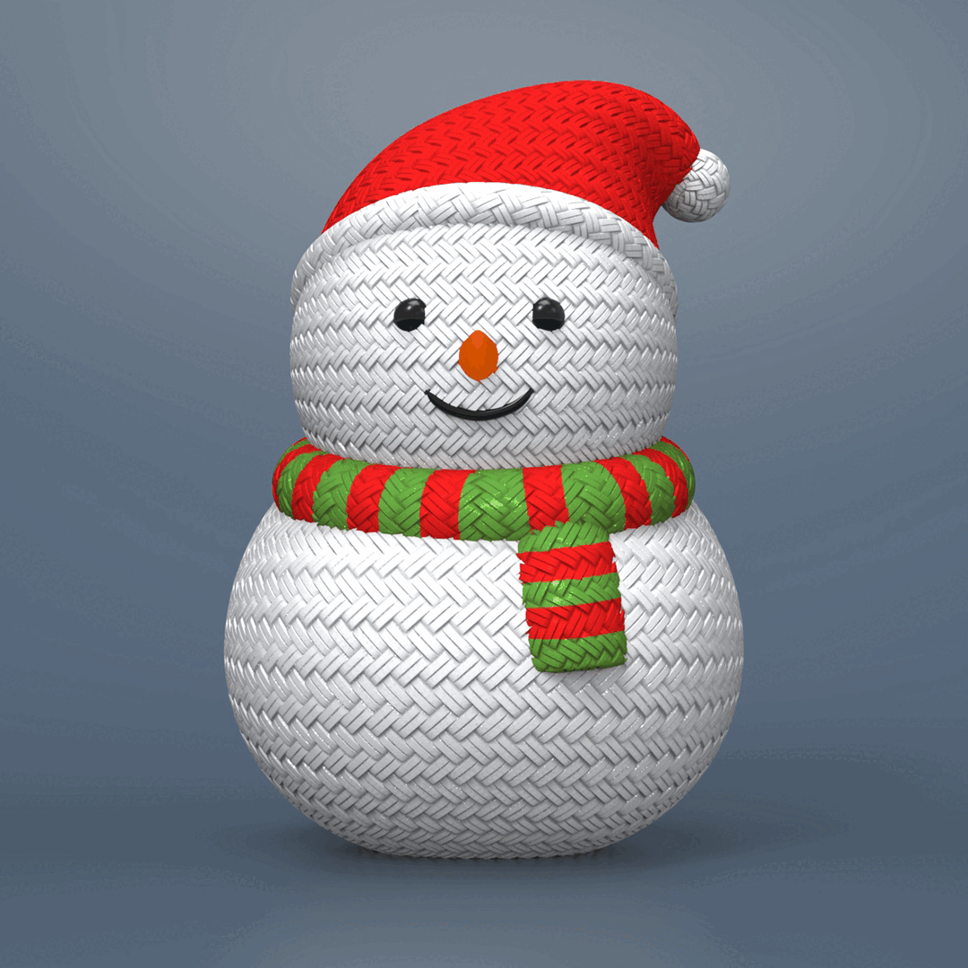 Woven Snowman