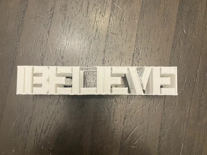 I Believe in GOD. Flip Text