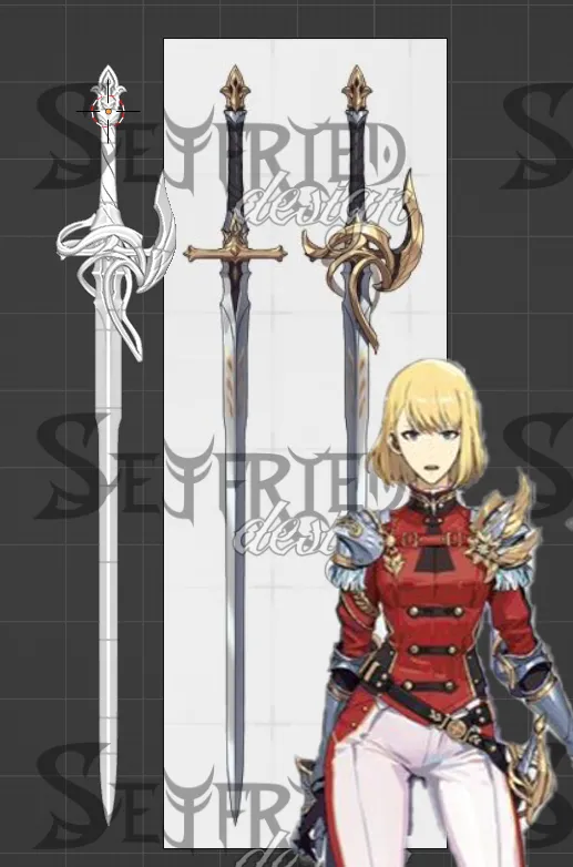 Solo Leveling Cha Hae In sword 3D printable model
