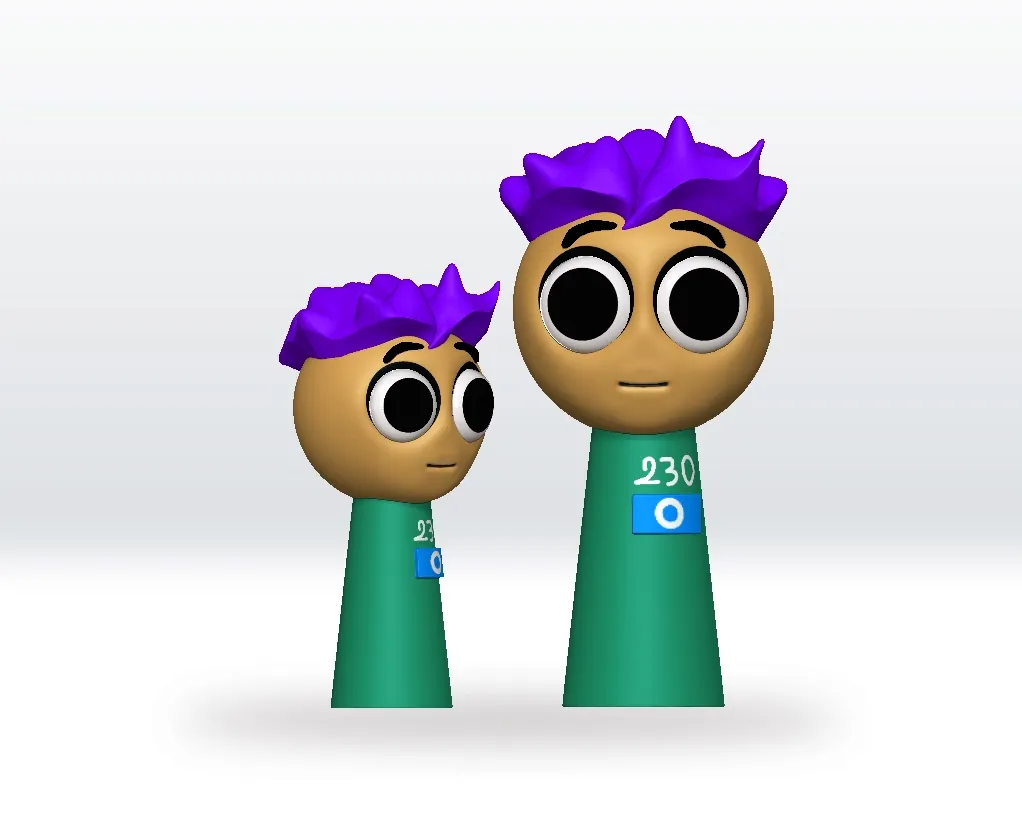 Sprunki Squid game 2 Thanos STL 3D Character Fanart