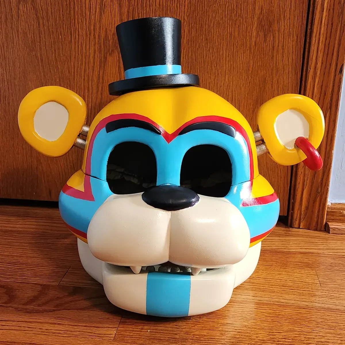 Glamrock Freddy Wearable Mask with Hinged Jaw