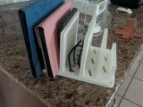 Phone charging station with storage-6