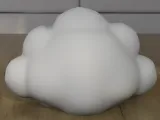 Happy Smiling Cloud 3D Model STL for Desk Decor-5