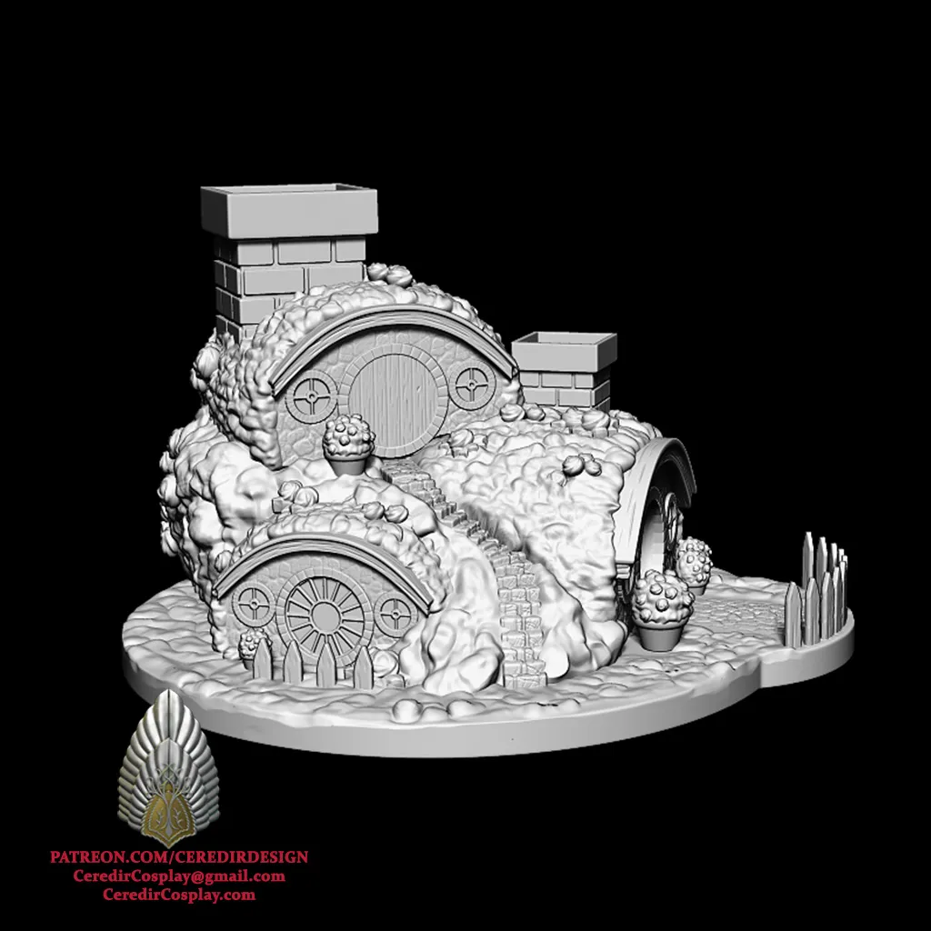 Bag End Dice Tower lord of the rings 3D DIGITAL DOWNLOAD