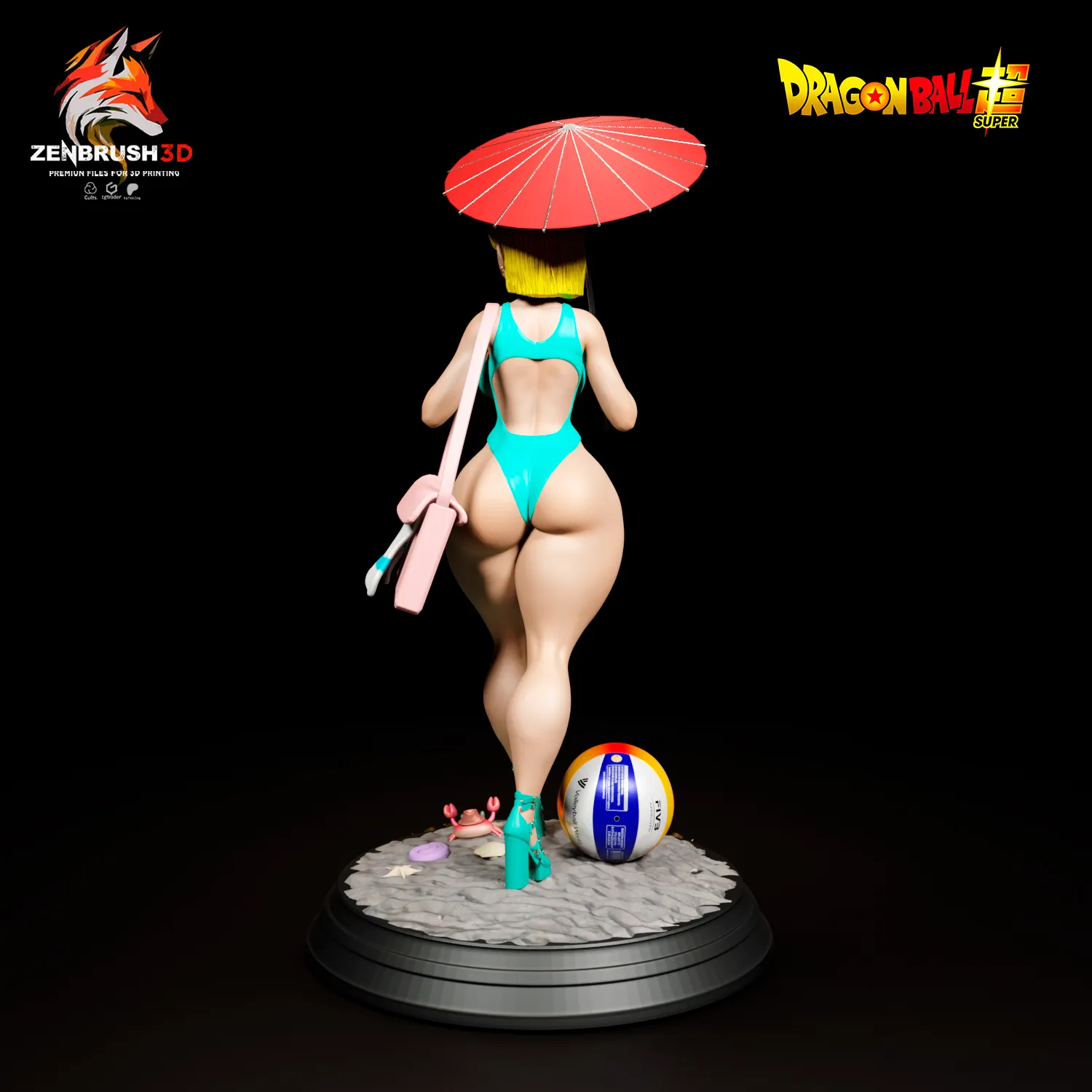 Android 18 - Beach Outfit + NFSW 3D PRINTING