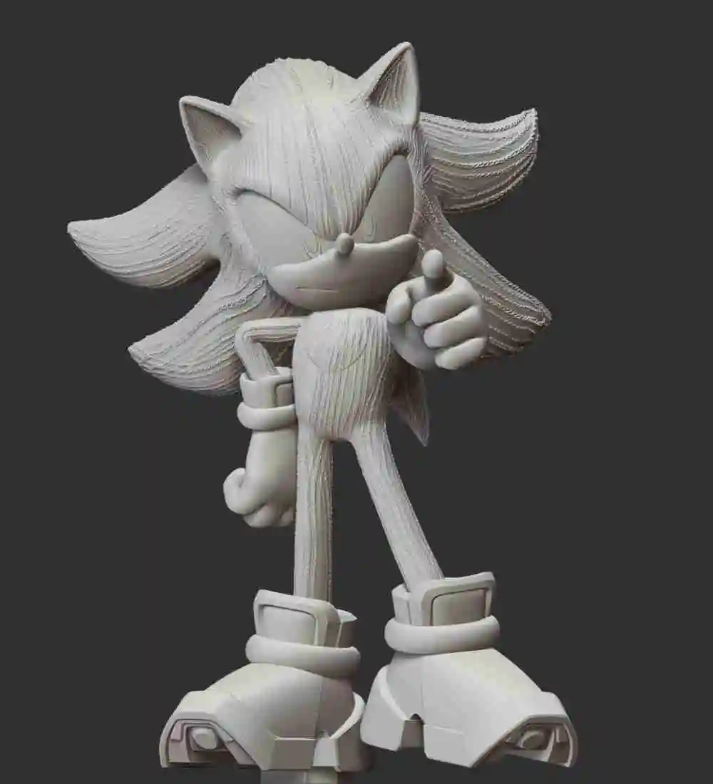 3D file Shadow the Hedgehog 🦔・3D printable model to download・Cults