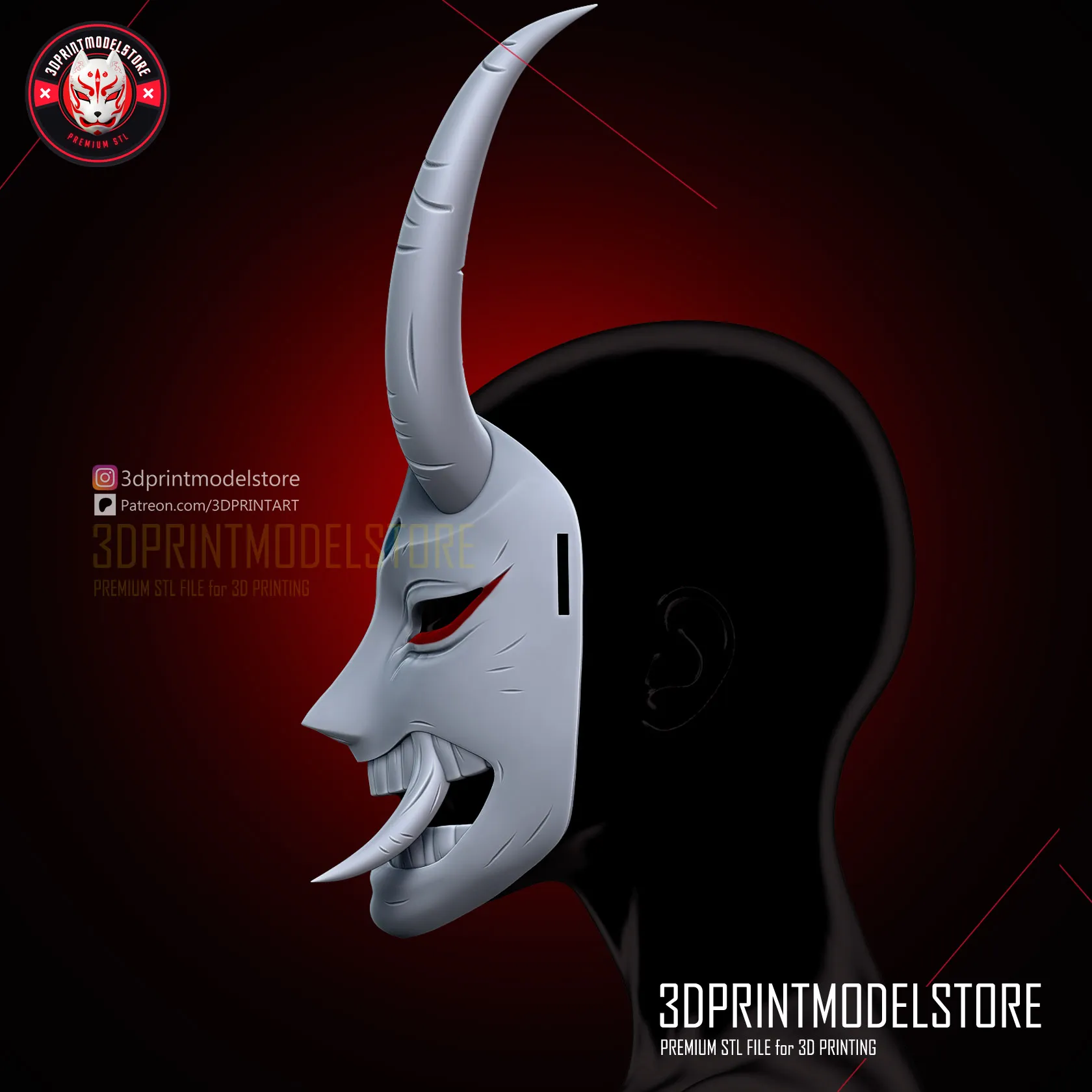 Okiku Mask - One Piece Cosplay - Anime - Halloween