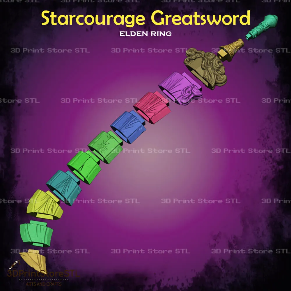 Starscourge Radahn Sword Cosplay Elden Ring - STL File