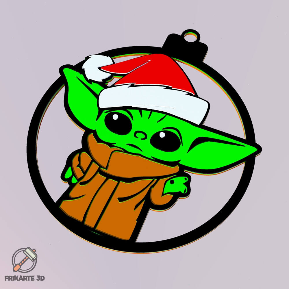 Baby Yoda Christmas Tree Decoration Upgraded