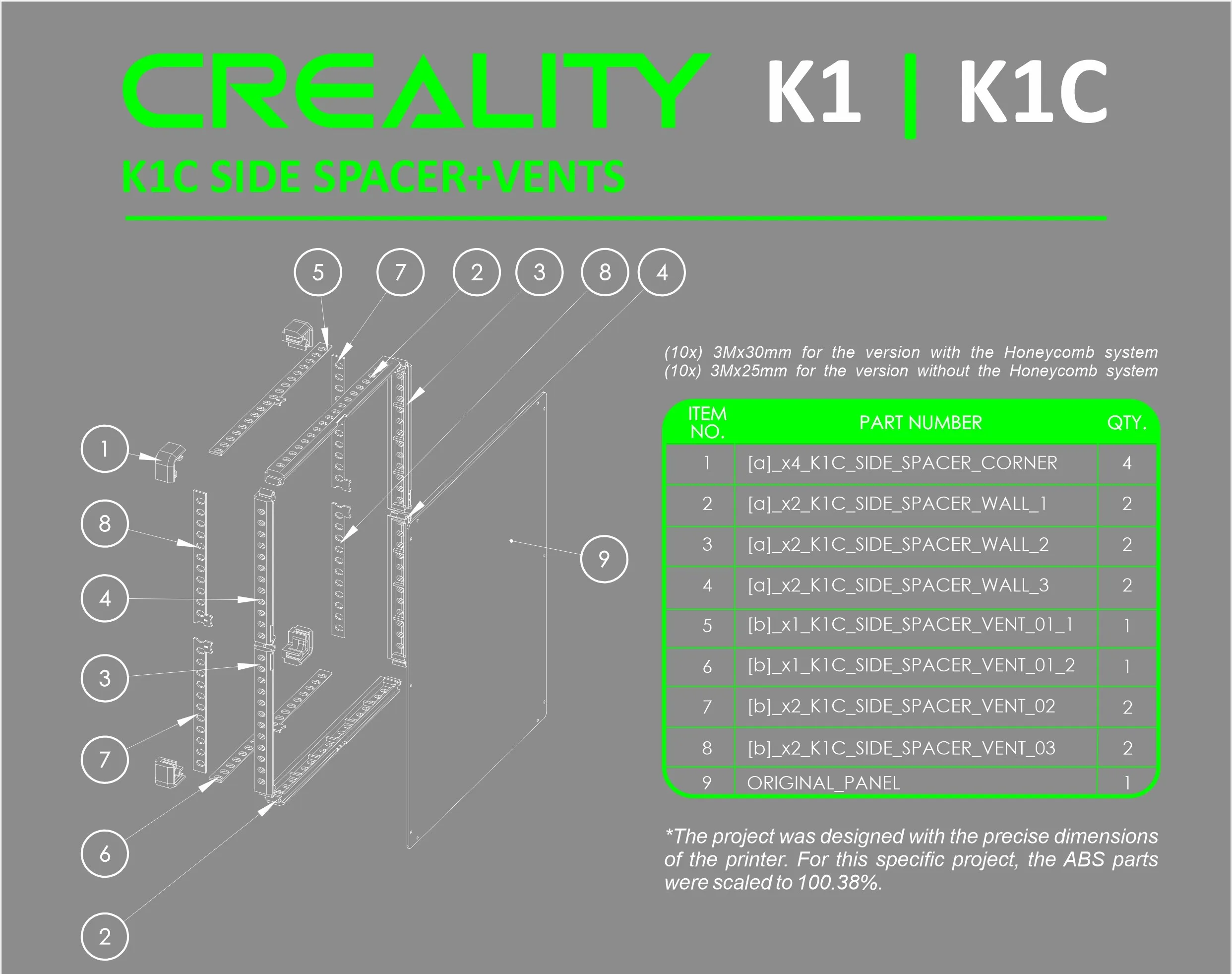 k1cページ Arquivos de impressora 3D | Arquivo 3MF | CREALITY K1|K1C|K1SE
