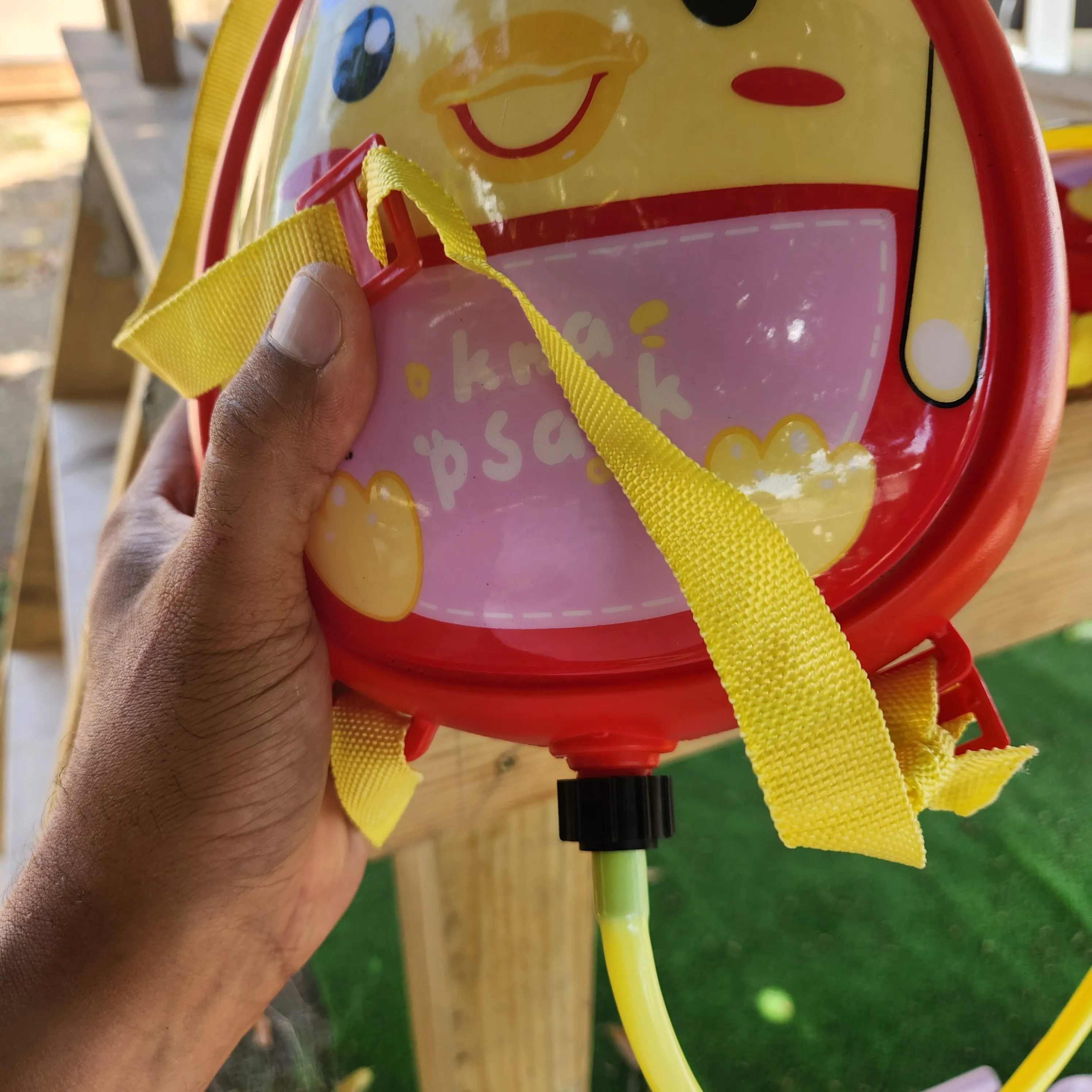 Kinder Wasserpistole Rucksack Schlauchaufsatz