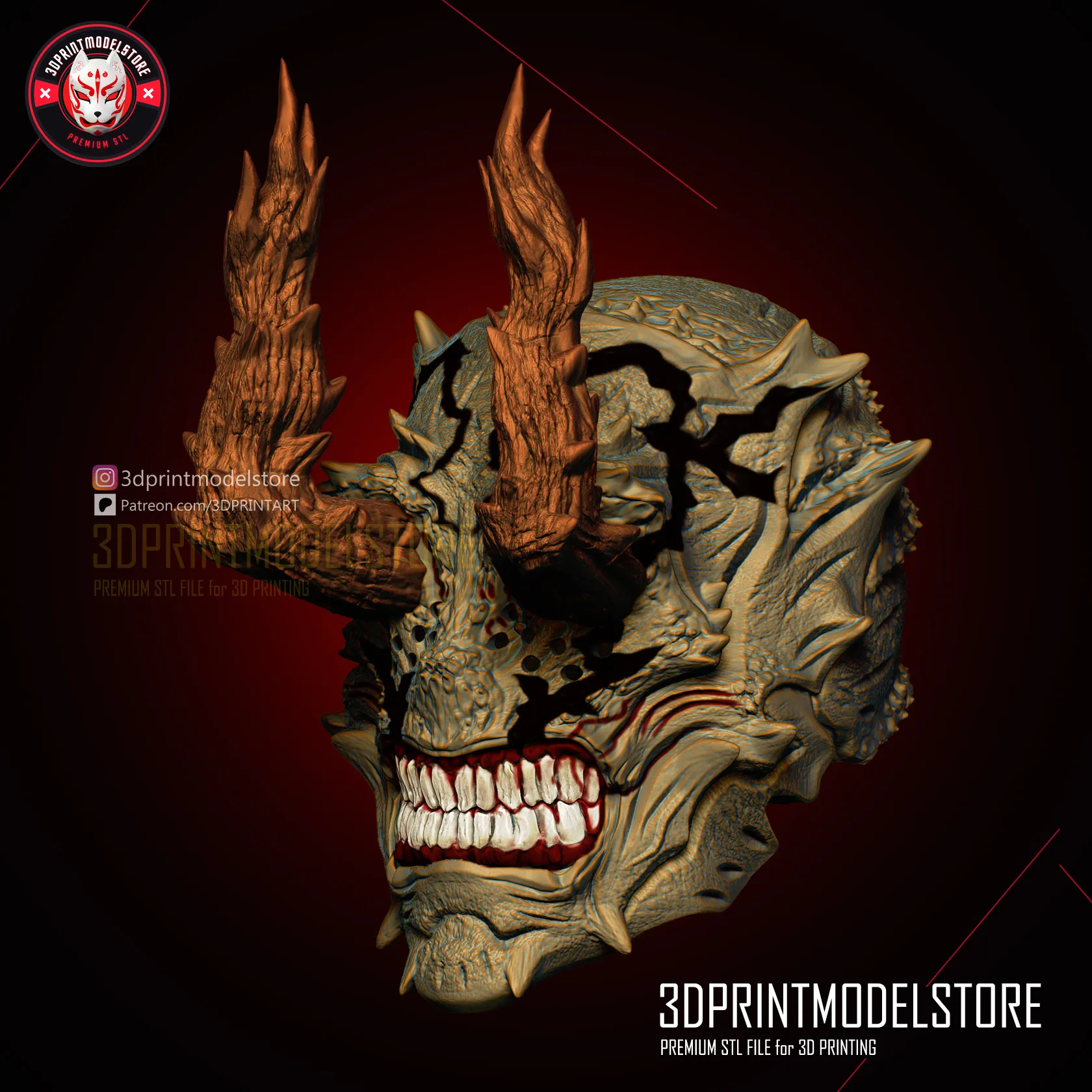 Hanami Mask - Jujutsu Kaisen Anime Cosplay Props