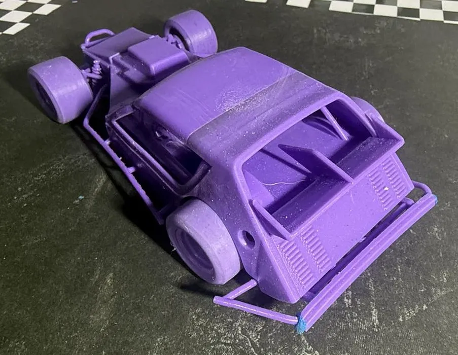 Vintage Asphalt Modified stock car V10 Scale 1:25-2