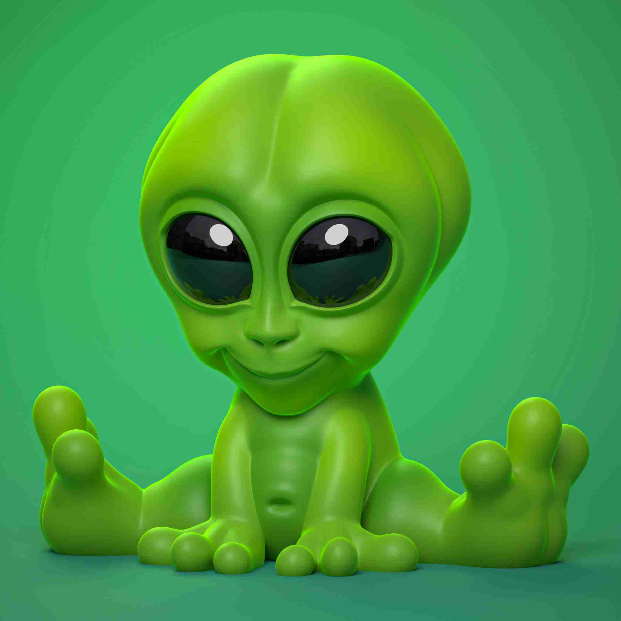 Alien | 3D models download | Creality Cloud