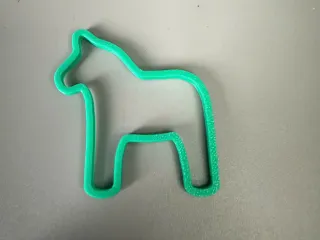 Dala horse - cookie cutter