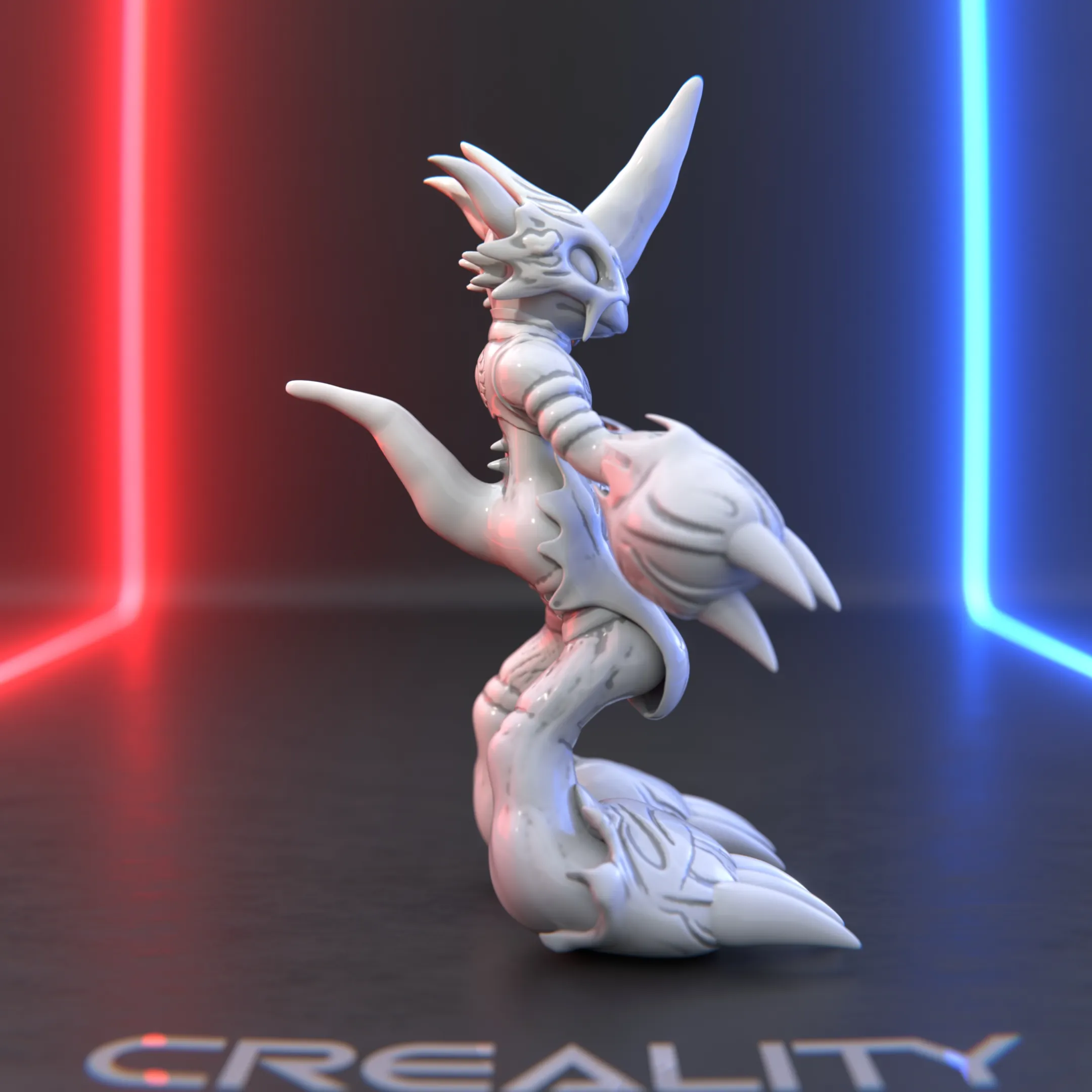 Flamedramon Digimon Fan Art - 3D Printable Model