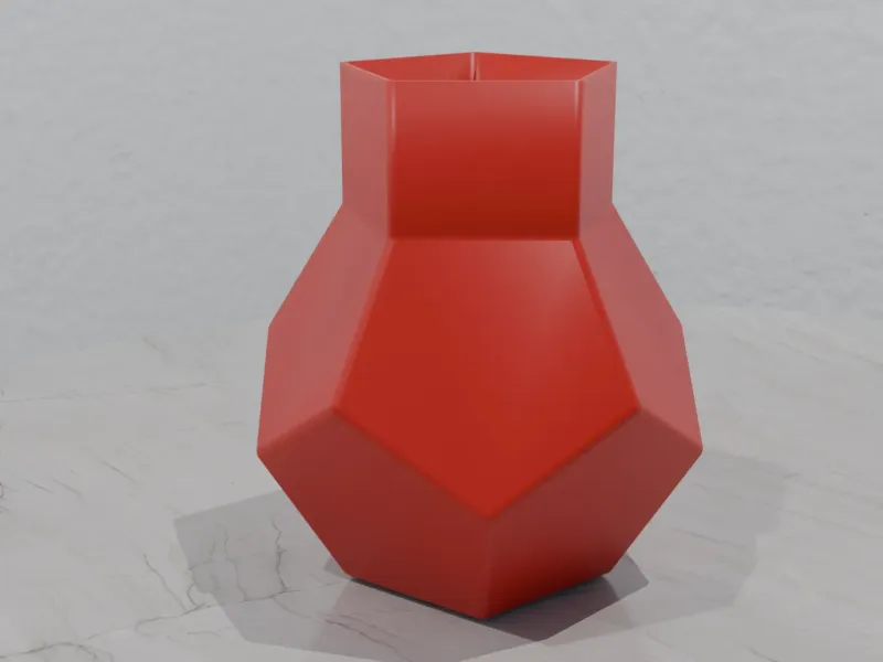 Pentagonal Dodecahedron Vase