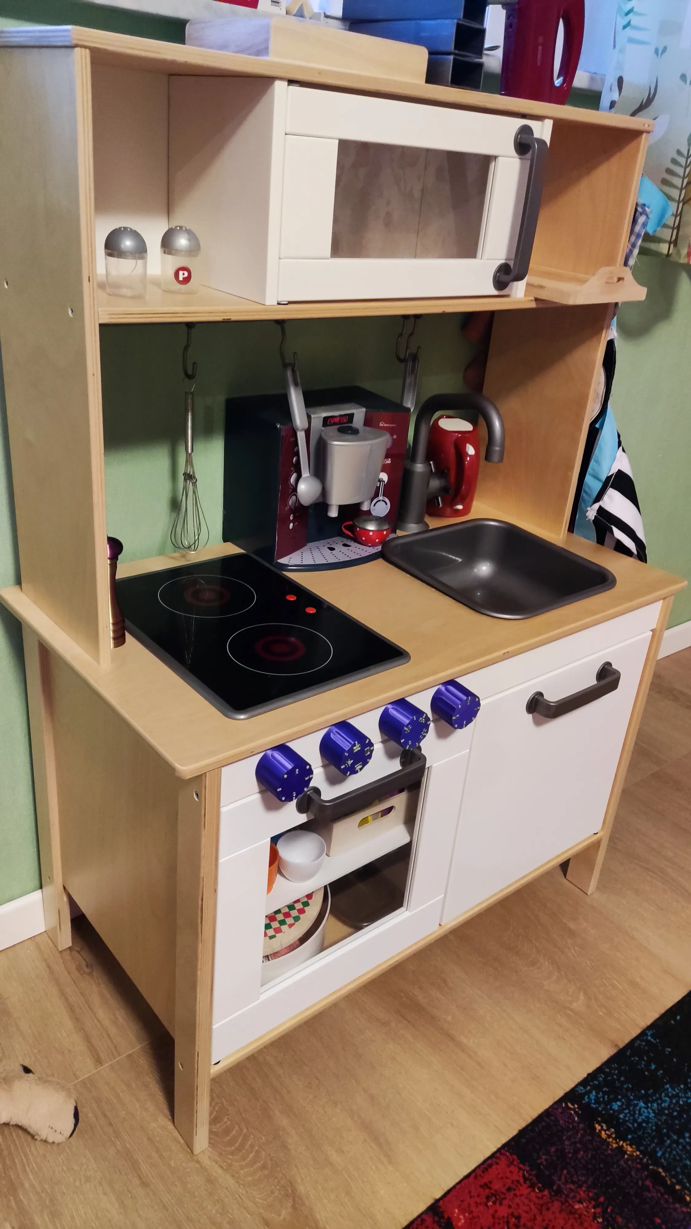Toy oven and stove knobs for IKEA kitchen