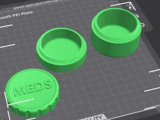 MEDS- Stash Jar Lid