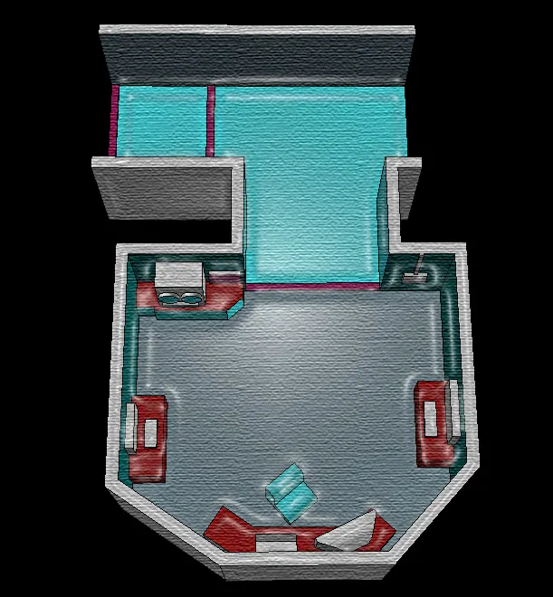 Diorama The Skeld - Among Us Map