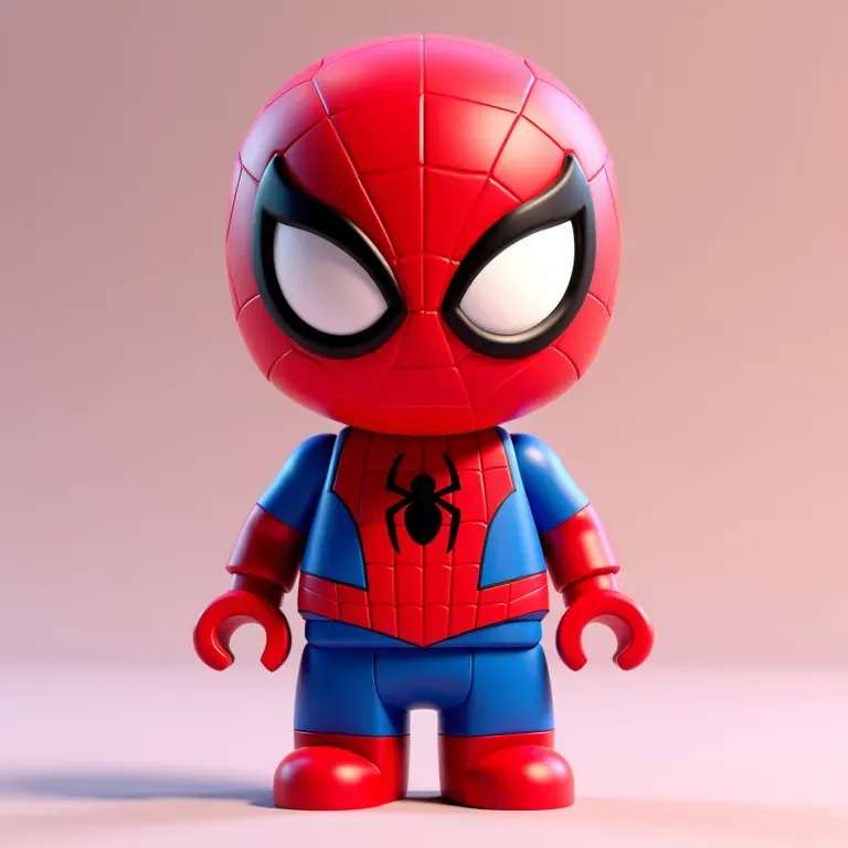 lego spiderman figurine