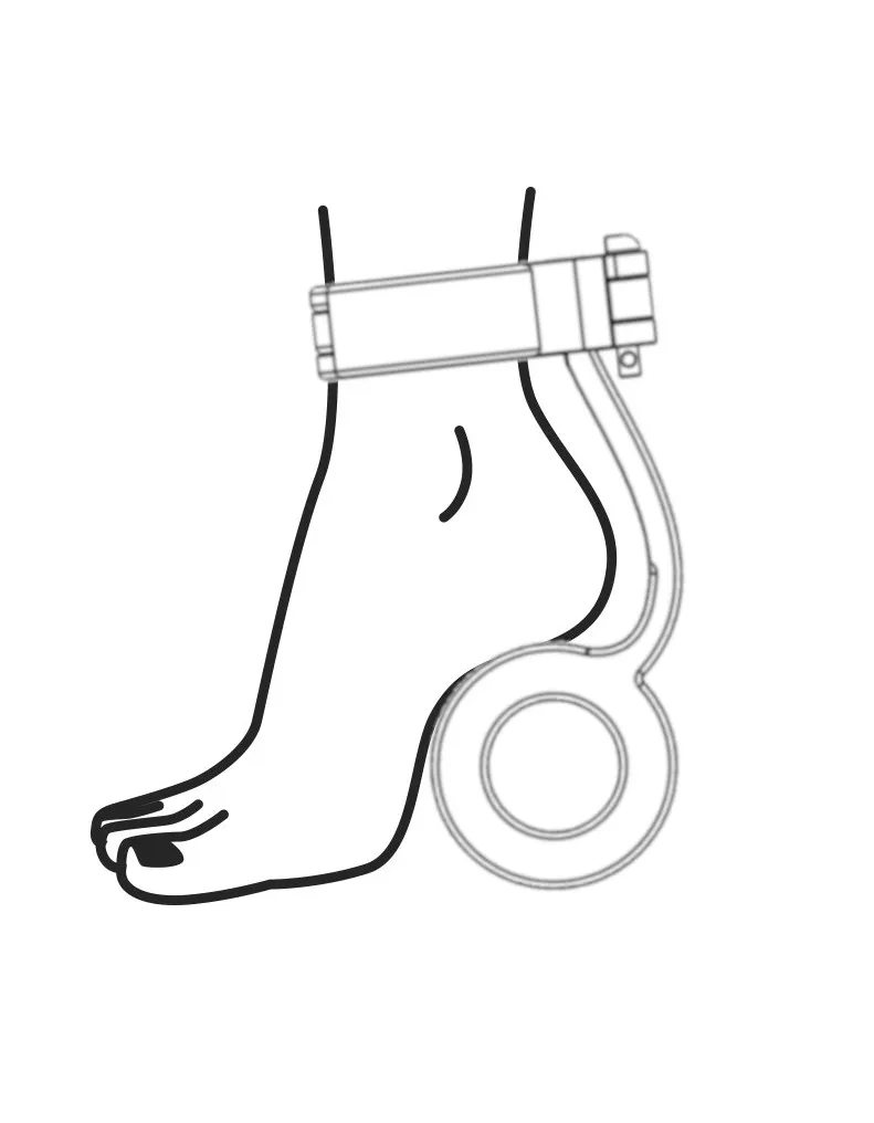 BDSM ANKLE CAGE