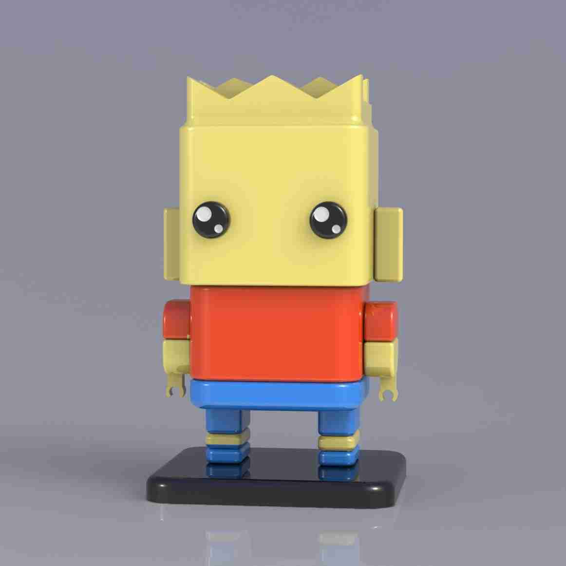 bart-simpson-family-characters-the-simposons-squared-3d-models