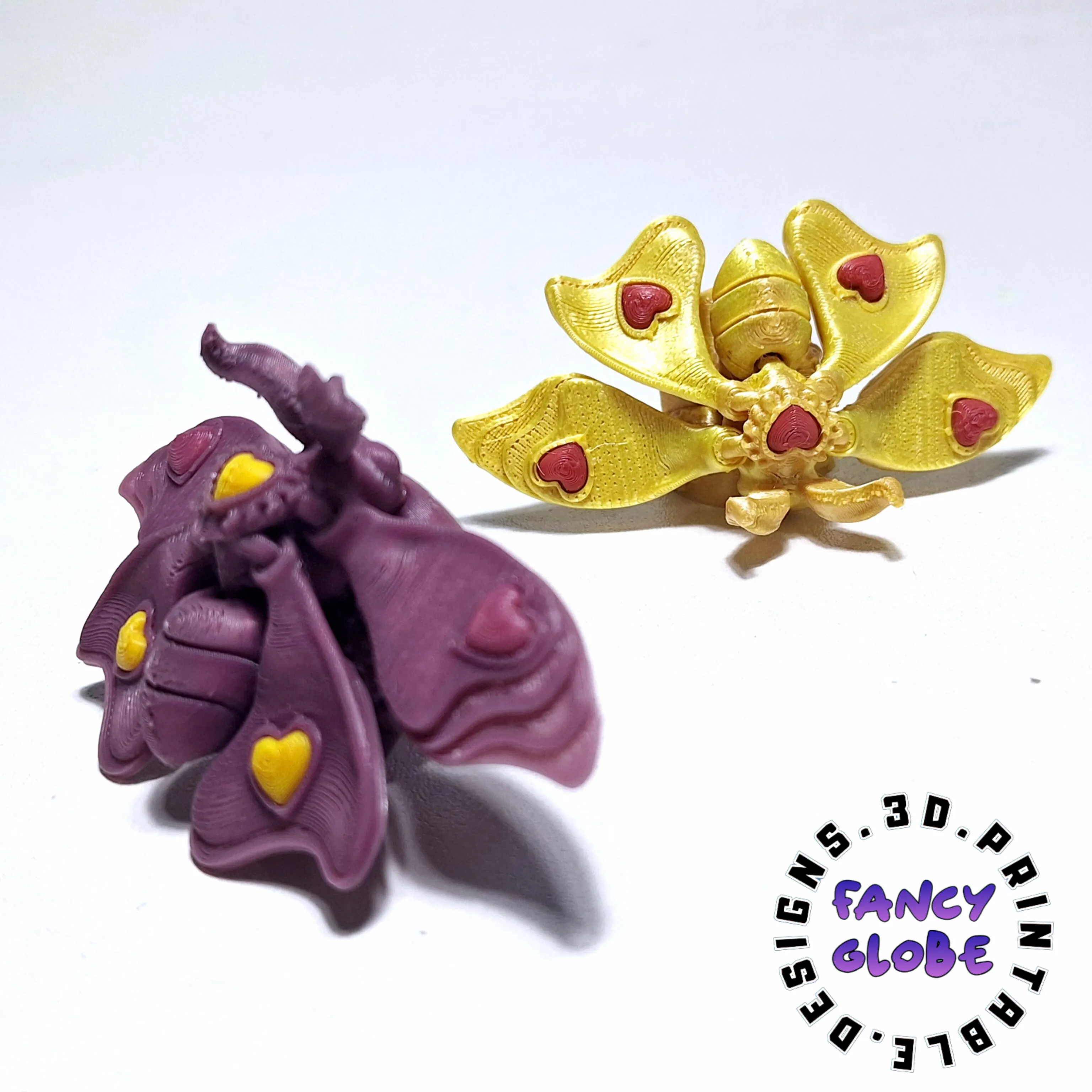 Sweat Hear Moth Ring (Valentine's Day Accessory)