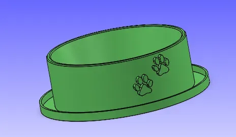 Pet bowl - Custom Name