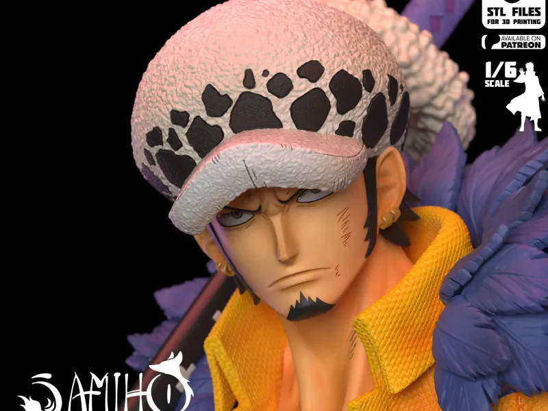 Samiho Studios - Trafalgar Law: STLs ready for printing