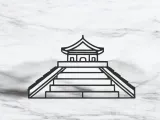 Great Wall Of China Line Art - Desktop Line Art-1