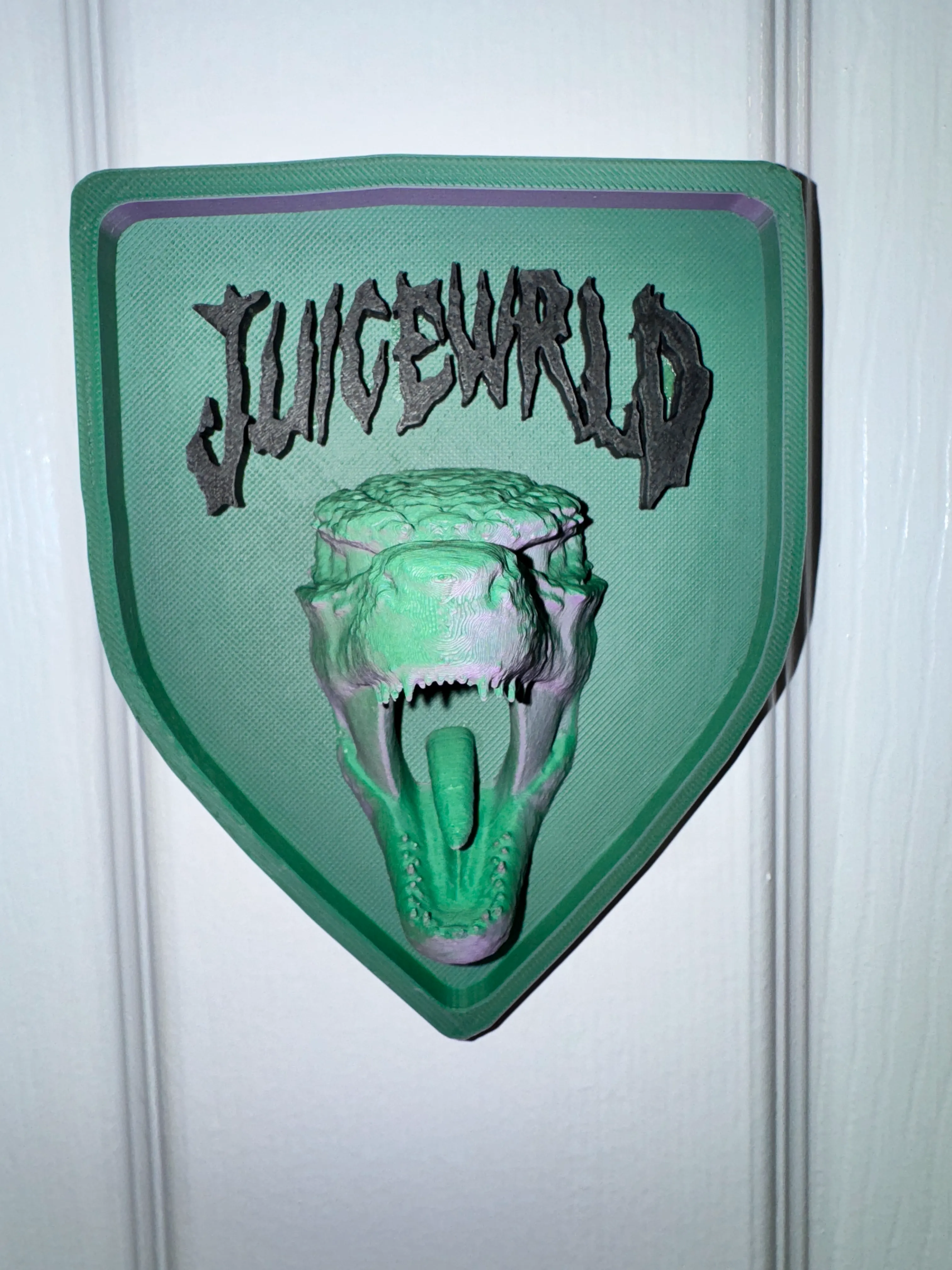 Juice Wrld Godzilla Plaque