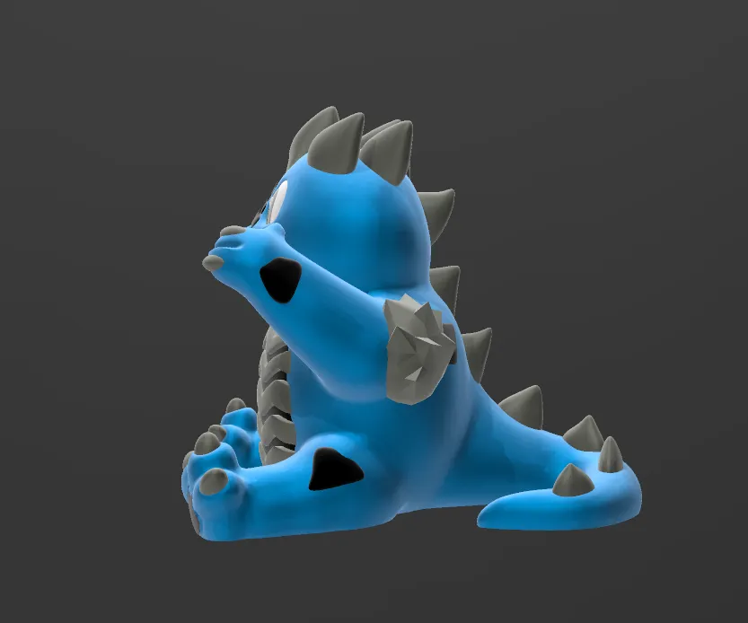 Pokemon style dino