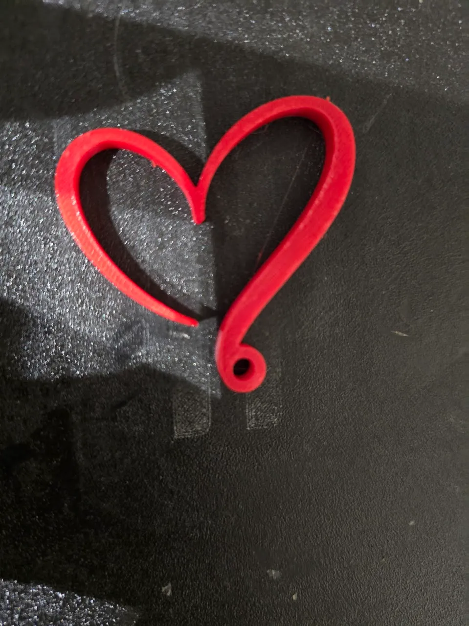 Heart keychain