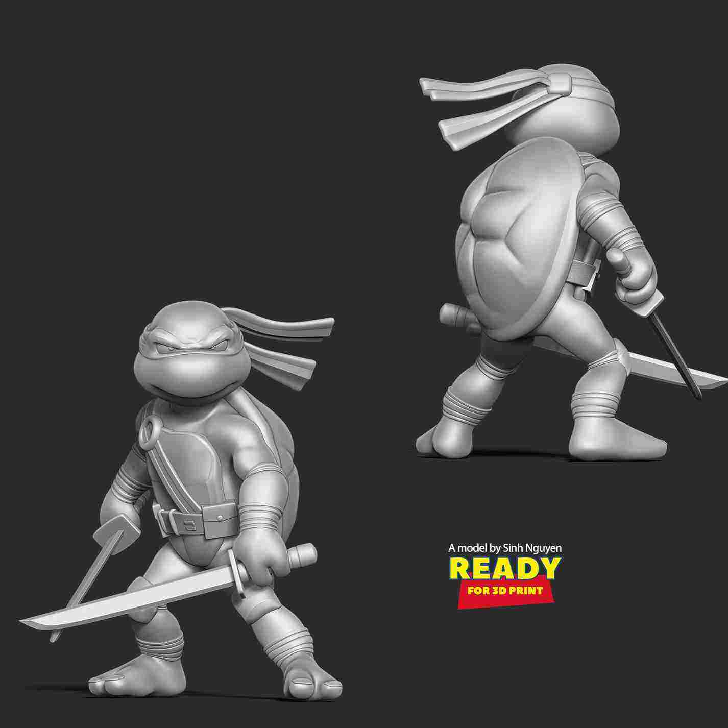 Leonardo - Teenage Mutant Ninja Turtles | 3D models download | Creality ...