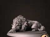Dire wolf (sleeping)-0
