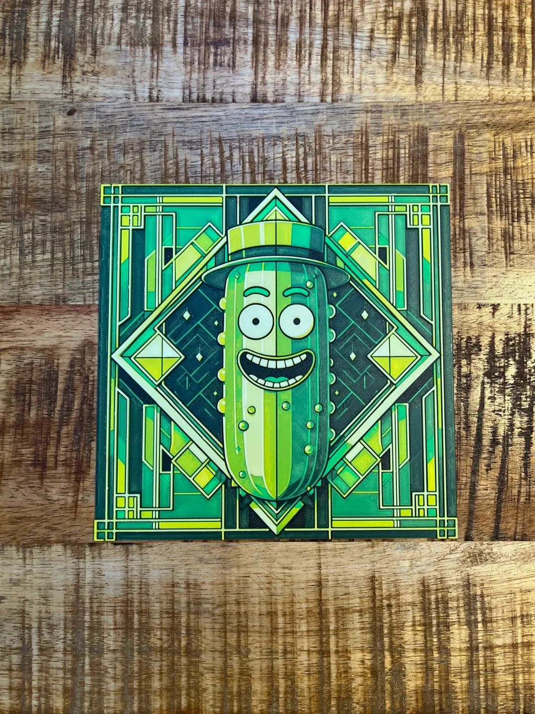 Art Deco - Pickle Rick | 3D models download | Creality Cloud