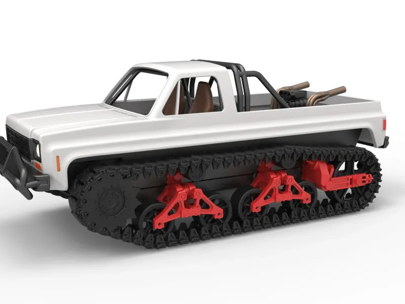 Vintage Monster tank Scale 1:25