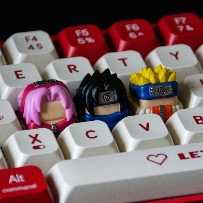 Naruto Starters Keycaps - Teclado mecánico