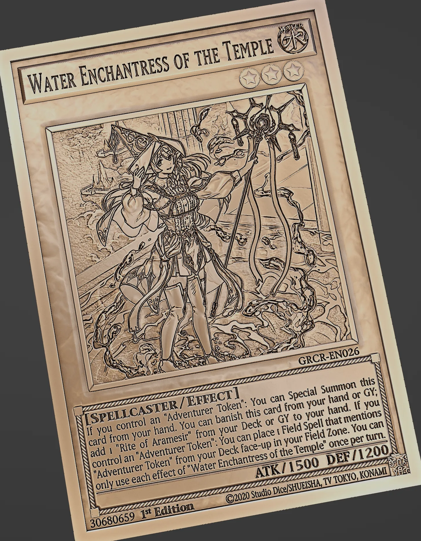 Characters & Creatures STL Download - WATER ENCHANTRESS OF THE TEMPLE - YU-GI-OH!by Wsonuchiha3D Characters & Creatures STL Download - WATER ENCHANTRESS OF THE TEMPLE - YU-GI-OH!by Wsonuchiha3D