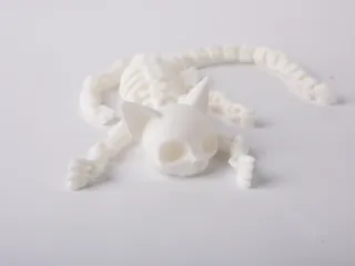 Cat Skeleton Flexi Toy Gothic Articulated Collectible