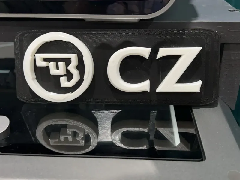 CZ Logo Plaque