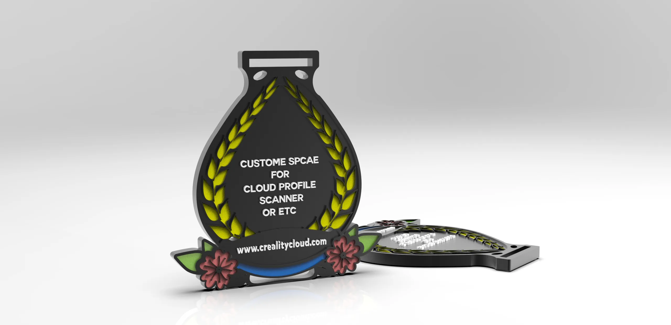 Creality Cloud Top 10 Designers of the Year 2024 Metal Medal