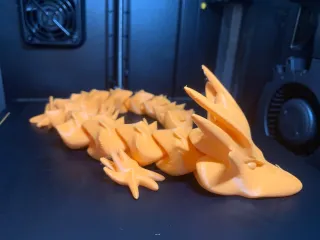 'HORNY DRAGON' - PRINT-IN-PLACE, ARTICULATED DRAGON