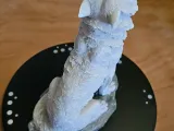 Realistischer Wolf (Heulend),Realistic Wolf (Howling)-1