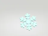 snowflake christmas decor flex-1