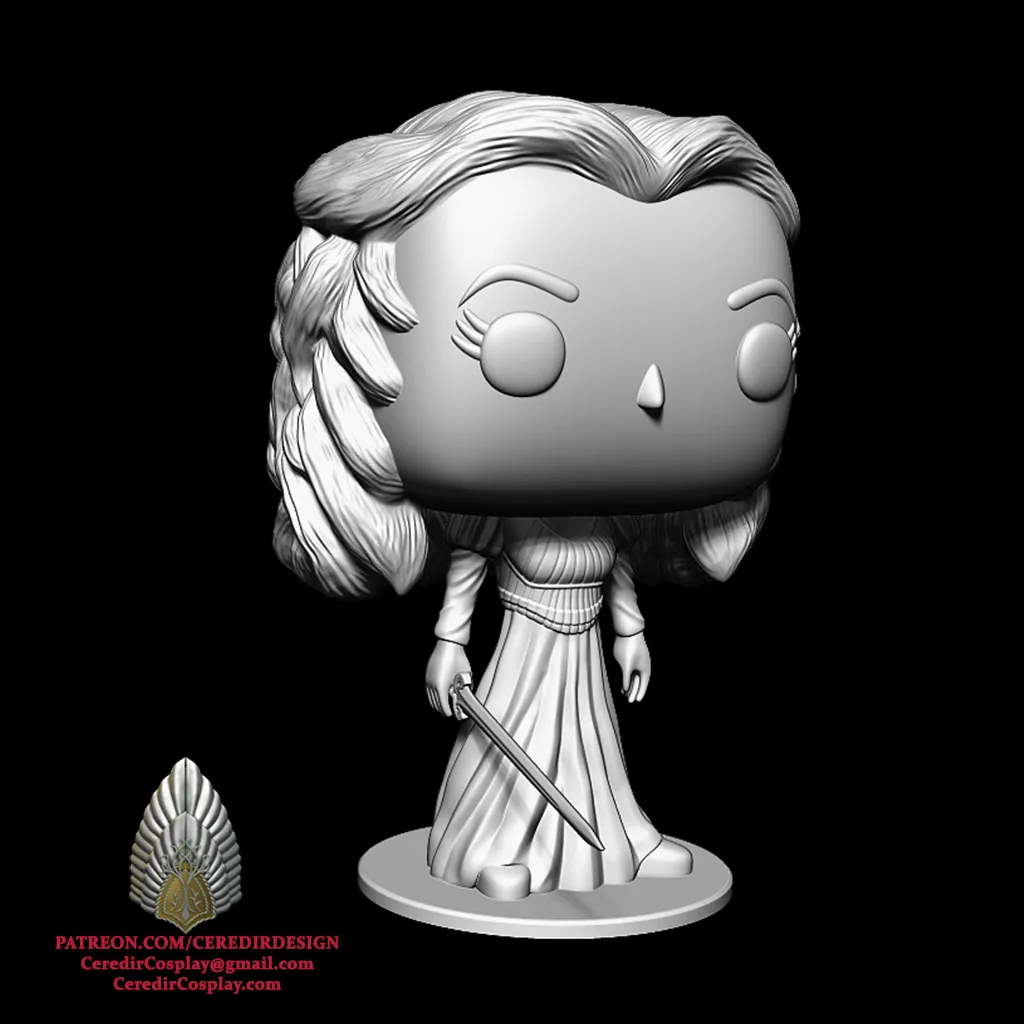 Eowyn Funko Pop lord of the rings 3D DIGITAL DOWNLOAD