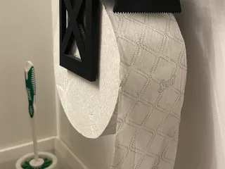 Toilet paper holder adapter